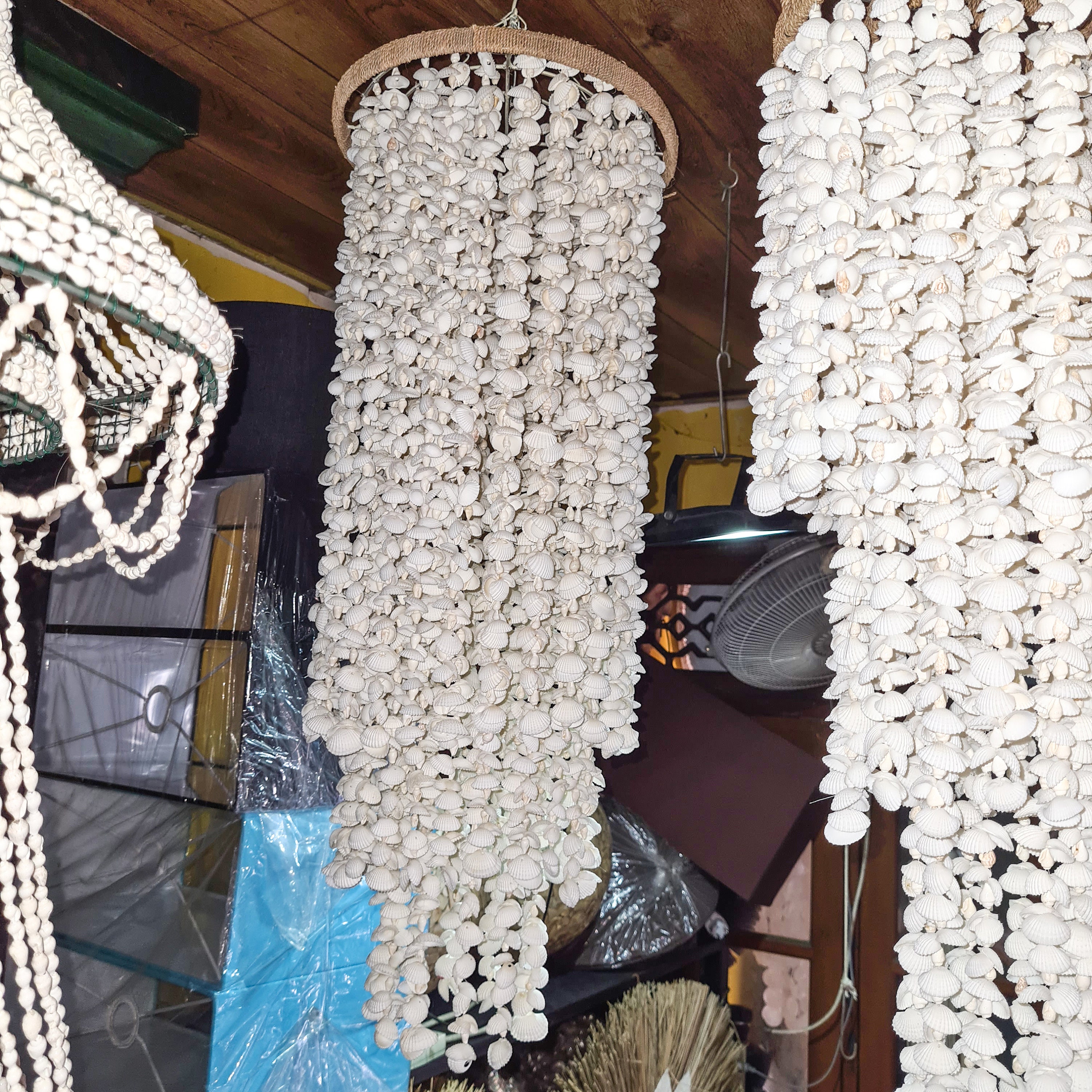Chandelier made of shells deals