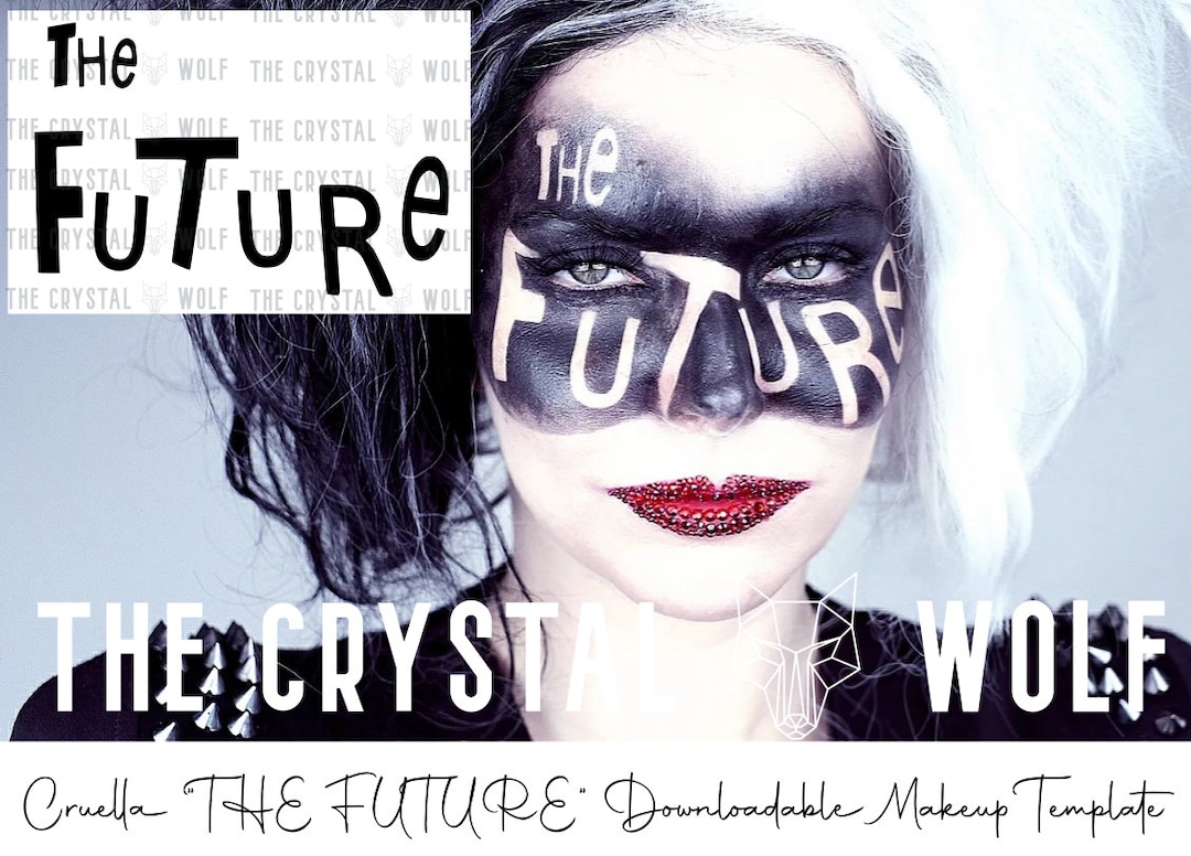 The Future Cruella Makeup Template Download
