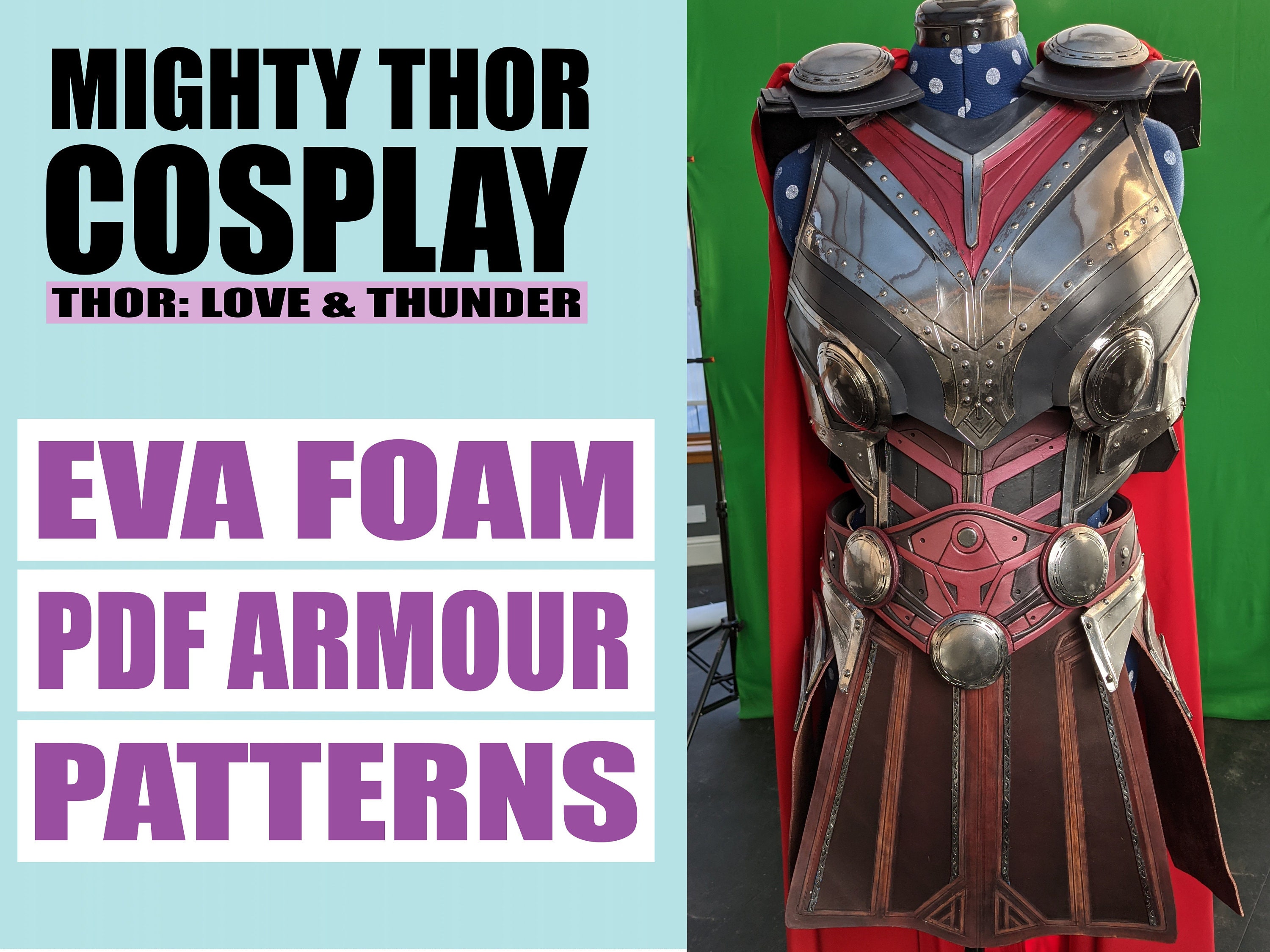 Mighty Thor EVA Foam PDF Patterns - Etsy