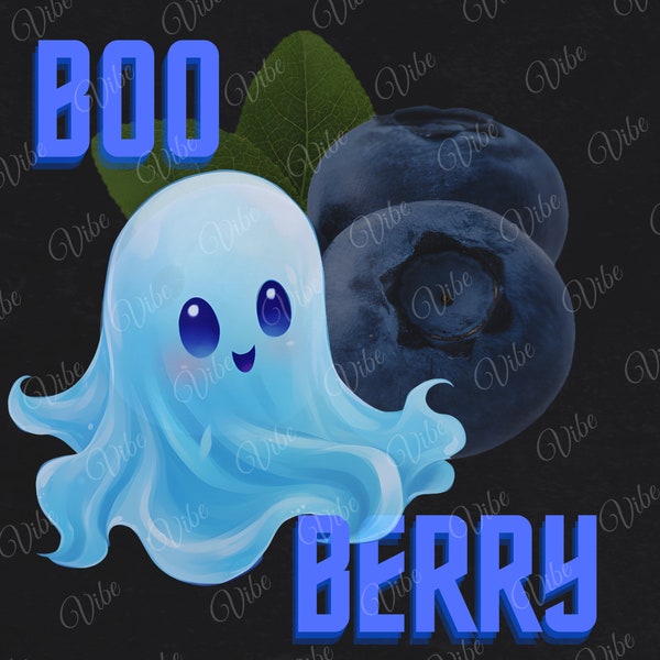 BOO BERRY Svg, Halloween Svg, Funny Ghost Halloween Svg, Boo Halloween Svg, Halloween Ghost Quote Svg File for Cricut, Digital 2023, Png