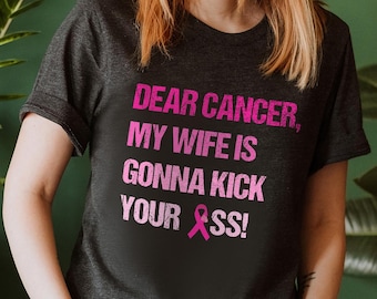 Cancer Awareness T-Shirt, Breast Cancer Awareness Shirt, Cancer Survivor Shirts,Pink Ribbon Shirt,Breast Cancer Support,Cancer Warrior Shirt