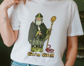 Go’n Git St Patricks Day Shirt, Funny Irish Shamrock Tee, St Patty Party Shirt, Lucky Irish Graphic T-Shirt,Shamrock Shirt