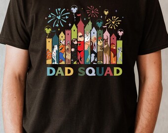 Disney Dad Squad TShirt, Father’s Day Disney Dad Shirts, Gift for Dad, Disney Trip Dad Sweatshirt, Best Dad Matching Shirt, Disney World Tee