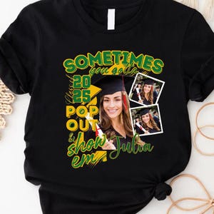 Custom Graduation shirts,Class of 2025 shirt,Personalized Name Graduation Shirt,Graduate Name and School Tee,Senior Mom Gift,Graduation Gift