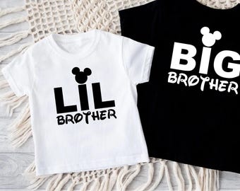 Camiseta Disney, Camisetas Disneyworld Familia, Camiseta Gran Hermano, Camiseta Familiar Disney, Camiseta Familiar Disney Personalizada, Camiseta para Hermanos, Camiseta Hermano Pequeño