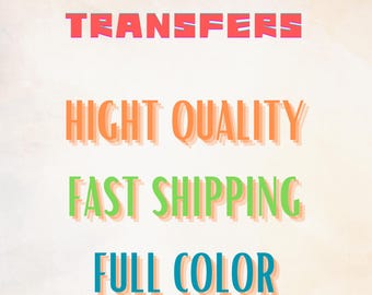 Wholesale Dtf Print, Full Color Custom DTF Print, DTF Transfer, High QualityReady To Press Transfers, Custom Heat Transfer, Direct To Film