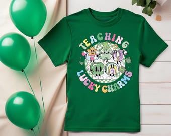 Teaching Lucky Charms Shirt, St Patricks Shirt,Teacher St Patricks Day Shirt,Lucky Teacher Shirt, Lucky Charm Tee, Teacher Saint Patrick Day