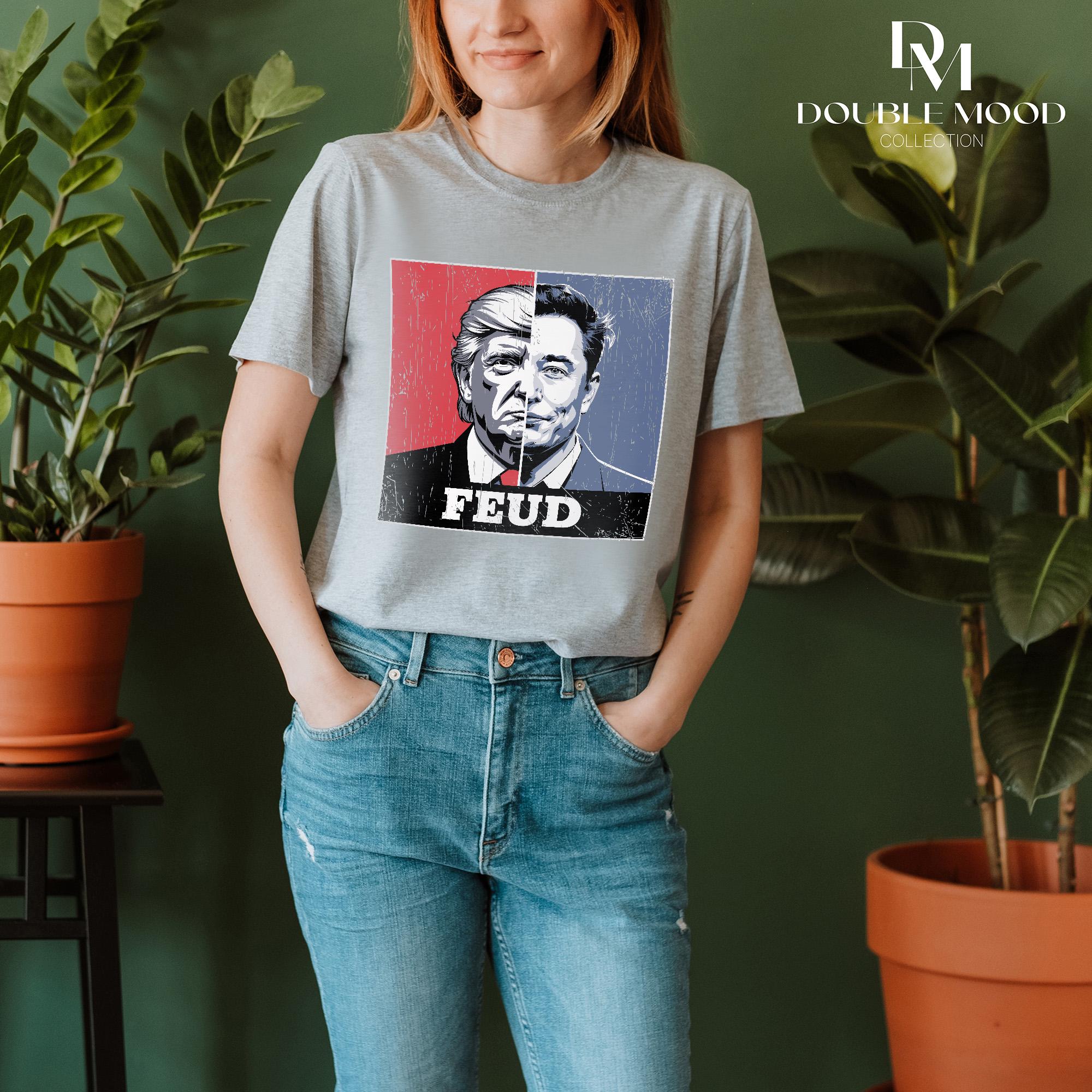 Trump Musk Feud Shirt,Trump And Musk Fighting Shirt,Trump Vs Elon Shirt,Funny Political Tee,Billion Dollar Fight,Anti Elon Musk Shirt