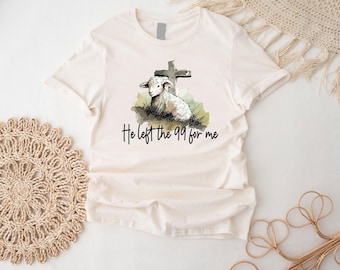 Lost Sheep Shirt,Parable Of The Lost Sheep Shirt,Christian Bible Verse T-Shirt,Christian Faith Worship Bible Shirt,Christian Gifts for Women