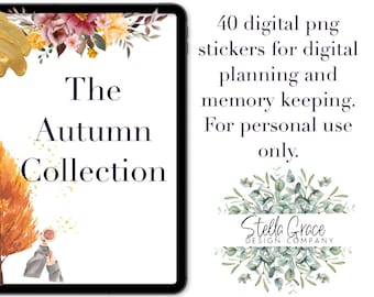 De Herfstcollectie Digitale Stickers | Herfst Digitale Planning Stickers voor Goodnotes
