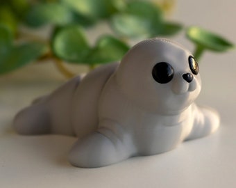 Baby Seal Fidget Model / Keyring