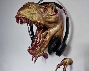 T-Rex Headphone Wall Hanger