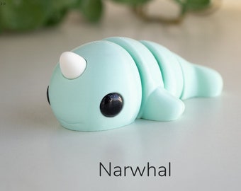 Baby Narwal Modell/Schlüsselanhänger
