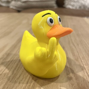 Middle Finger Duck - Multi-coloured Print