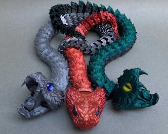 Biting Snake Fidget Model