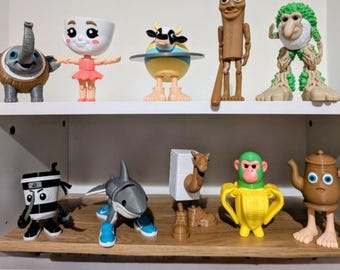Bonecos de Brainrot Italiano | Colecionáveis de Memes | Brinquedo de Mesa Estranho | Presente da Cultura da Internet