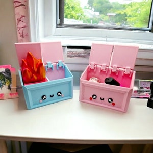 Kawaii Dumpster Fire Storage Box