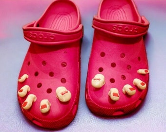 Croc Toes Comedy Accessoires - set van 10