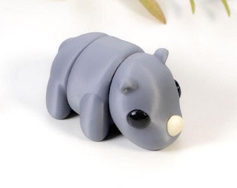 Baby Rhino Fidget / Keyring Model