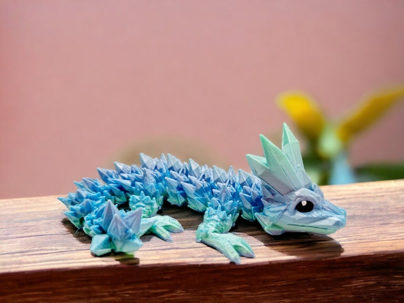 Bebé Dragón de Cristal / Ojos de Colores imagen 4