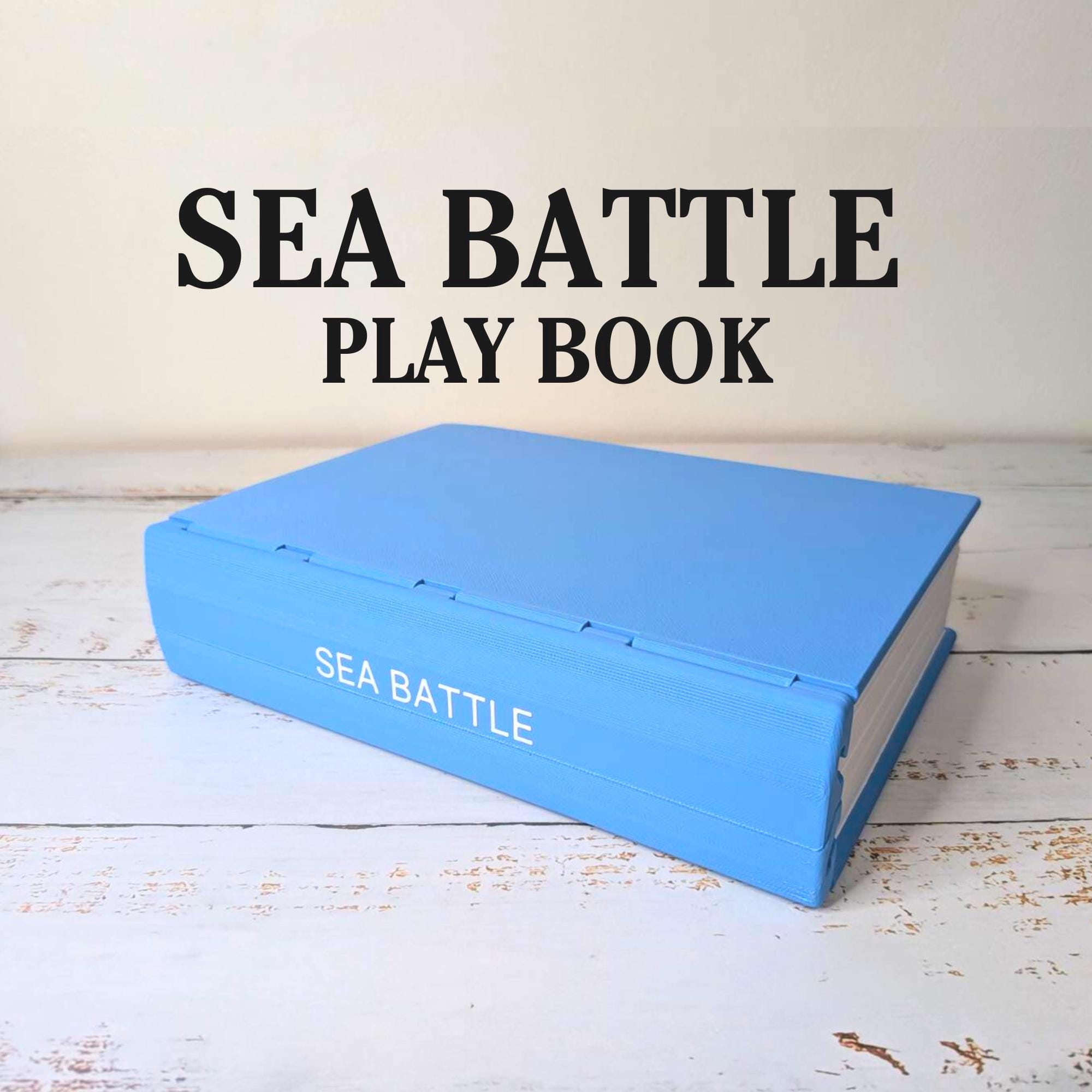 Sea Battle Play Book * Foldable Travel Edition