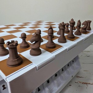 PlayBook Chess Game | Foldable Book Board Game | Portable Travel Chess Set image 4