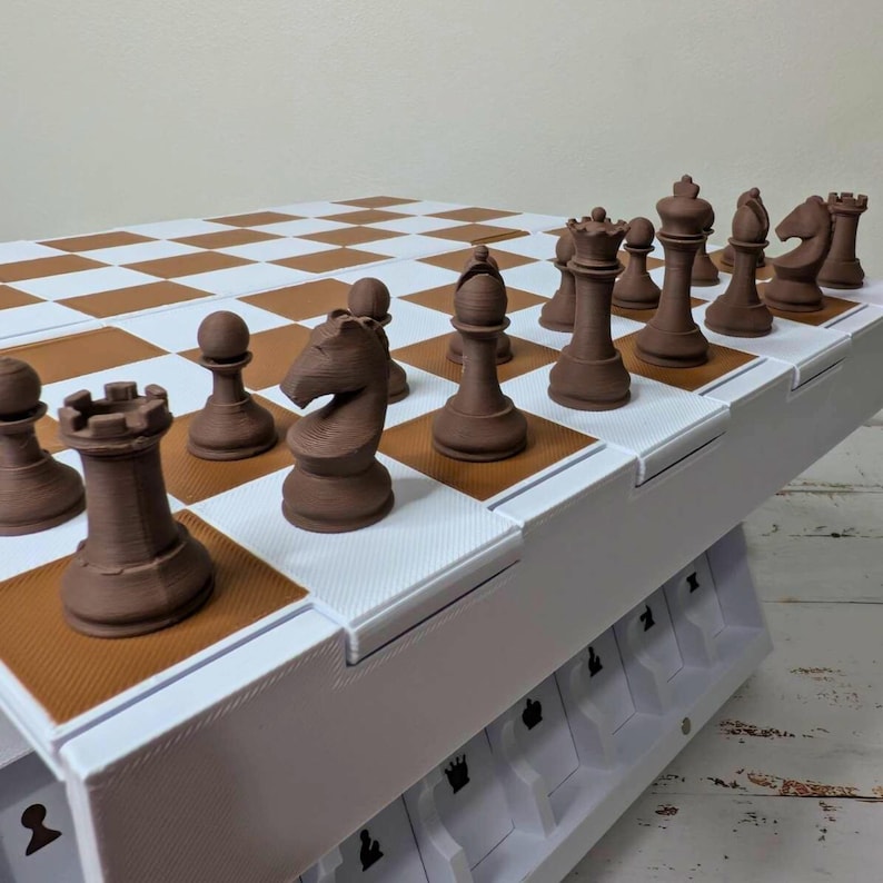 PlayBook Chess Game | Foldable Book Board Game | Portable Travel Chess Set image 4