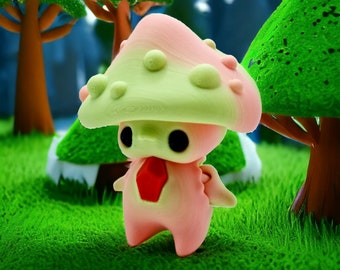 Baby Mushroom Pixie Fidget Model