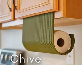 Chive Paper Towel Holder | 3D Printed Under Cabinet Mount