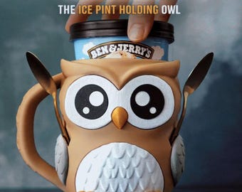 Owlfonso el Búho – Porta pintas de hielo