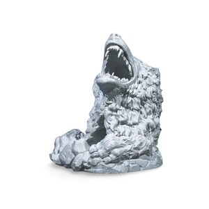 Howling Wolf Dice Tower | 3D Printed D&D Tabletop Accessory | Dire Wolf Bust for RPGs / Board Games image 2