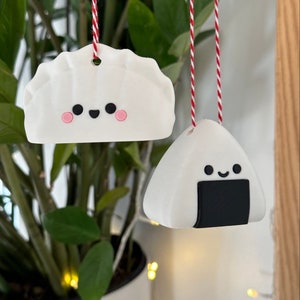 Kawaii Dimsum & Sushi Christmas Baubles image 2