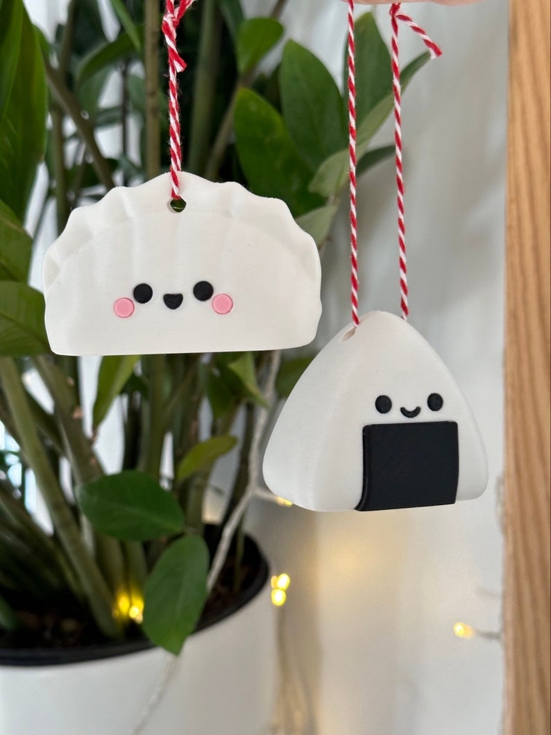 Kawaii Dimsum & Sushi Christmas Baubles image 2