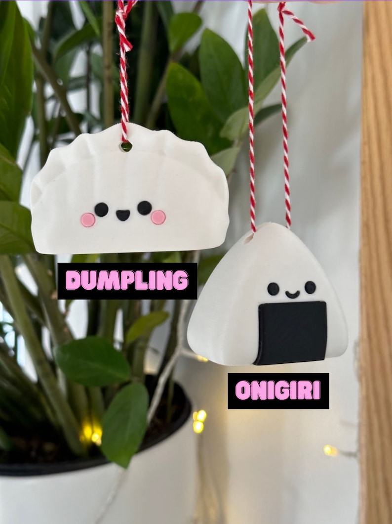 Kawaii Dimsum & Sushi Christmas Baubles image 3