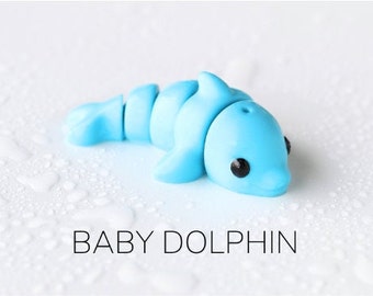 Baby Dolphin Fidget Model / Keyring