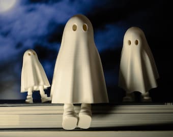 Ghost With Feet For Halloween Decor