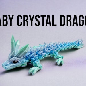 Bebé Dragón de Cristal / Ojos de Colores imagen 2