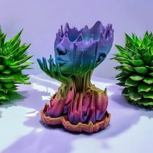 Melting Lady Planter - Unique Aesthetic Home Decor - Quirky Gift for Plant Lovers image 2