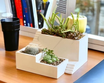 3D Printed Zen Planter: Minimalist Home Decor