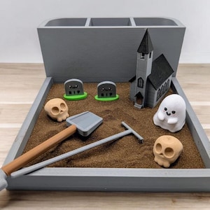 Pote para caneta Cemitério Zen Garden