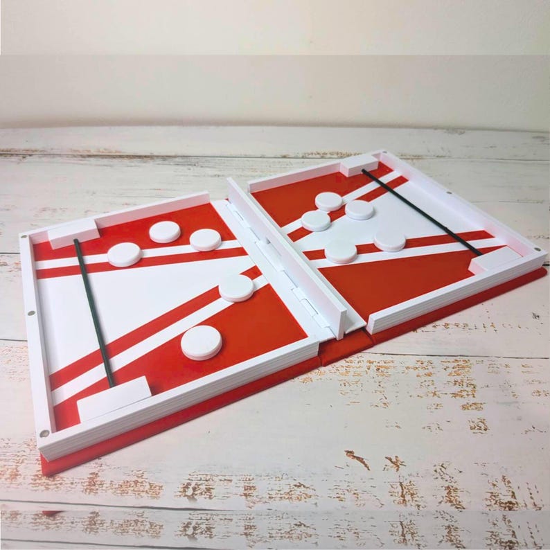 Sling Puck Book Board Game – Fold-Up Tabletop Game with Sling & Puck image 3