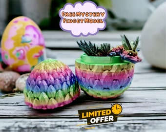 Dragon Egg + Baby Crystal Winged Dragon + Free Mystery Gift!
