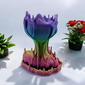 Melting Lady Planter - Unique Aesthetic Home Decor - Quirky Gift for Plant Lovers image 3