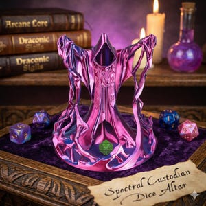 Torre de dados de mago / Accesorio TTRPG imagen 1