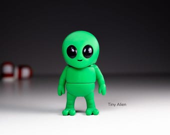 Tiny Alien Fidget Model / Keyring