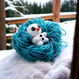 Baby Snow Man Fidget Model