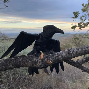 Flexi Raven Model with Skull Base image 3