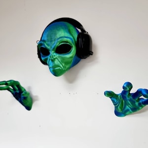 Alien Headphone Wall Hanger