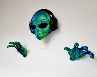 Alien Headphone Wall Hanger