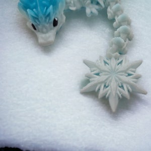 Baby Winter Winged Dragon | Coloured Eyes image 3